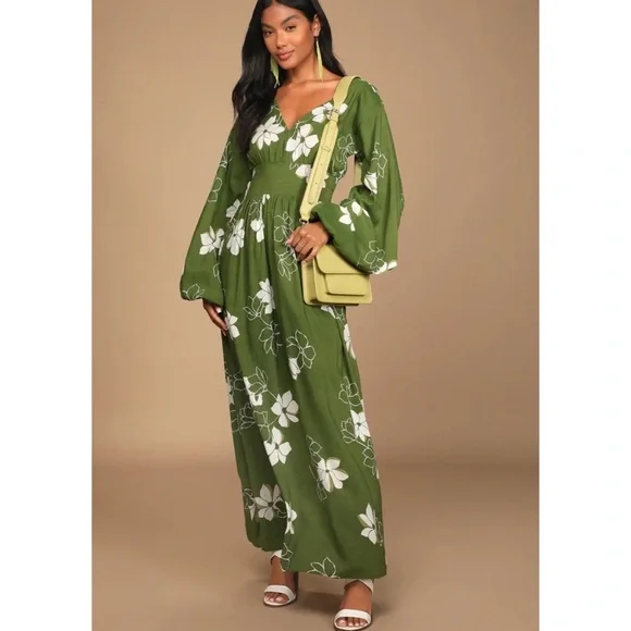 Billabong Floral Maxi Dress Night Bloom - Picture 5 of 14